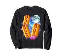 Trois Lune Glizzy | Mème maudit drôle de 3 Hot-Dogs hurlants Sweatshirt