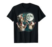 Trois Lune Possum | 3 Opossum Funny Weird Cursed Meme T-Shirt