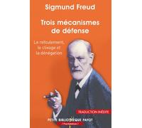 Trois mécanismes de défense: Le refoulement, le clivage et la dénégation