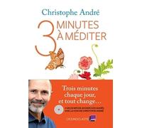 Trois minutes à méditer +CD Livre avec 1 CD audio - Christophe André - Iconoclaste Eds De L' - Livre CD - Guide CD