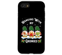 Trois Nains drôles à Carreaux en Forme de Buffle à Suspendre avec Mes Gnomes Coque pour iPhone SE (2020) / 7/8