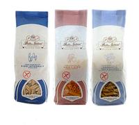 Trois Pâtes Sans Gluten aux Céréales: Riz Complet, Maïs et Riz, Amarante Teff et Quinoa 250 gr x 3