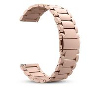 Trois Perles Bracelet Pour Montre Connectée Acier Inoxydable Bandeau Remplacement 22Mm Pour Polar Vantage M-Grit X -Or Rose