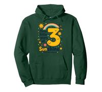 Trois Petites années de Soleil Cadeau d'anniversaire Sweat à Capuche