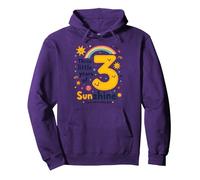 Trois Petites années de Soleil Cadeau d'anniversaire Sweat à Capuche