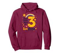 Trois Petites années de Soleil Cadeau d'anniversaire Sweat à Capuche