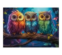 Trois Petits Hiboux - Puzzle 300 Pièces