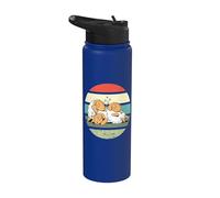 Trois petits moutons dorment profondément, Sleeping Sheep Stainless Steel Insulated Water Bottle