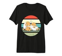 Trois Petits Moutons dorment profondément, Sleeping Sheep T-Shirt Haut de Gamme