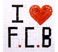 Trois petits points- Kit Mosaique Complet-I Love FCB-GEANT+, 6192459601304, Universel