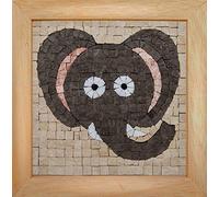 Trois petits points- Mosaic Box Elephant Face-GEANT, 6192459602622, Universel