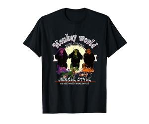 Trois petits singes sages Drôles et mignons - Monkey Humour T-Shirt