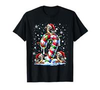 Trois Pics du Père Noël sur Une Canne à Sucre pour Enfants T-Shirt