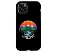 Trois Pics rétro Coucher de Soleil, Scafell Pike, Ben Nevis, Snowdon Coque pour iPhone 11 Pro