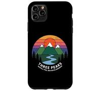 Trois Pics rétro Coucher de Soleil, Scafell Pike, Ben Nevis, Snowdon Coque pour iPhone 11 Pro Max