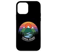 Trois Pics rétro Coucher de Soleil, Scafell Pike, Ben Nevis, Snowdon Coque pour iPhone 12 Mini