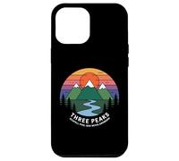 Trois Pics rétro Coucher de Soleil, Scafell Pike, Ben Nevis, Snowdon Coque pour iPhone 12 Pro Max