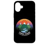 Trois Pics rétro Coucher de Soleil, Scafell Pike, Ben Nevis, Snowdon Coque pour iPhone 16 Plus