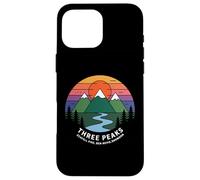 Trois Pics rétro Coucher de Soleil, Scafell Pike, Ben Nevis, Snowdon Coque pour iPhone 16 Pro Max