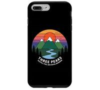 Trois Pics rétro Coucher de Soleil, Scafell Pike, Ben Nevis, Snowdon Coque pour iPhone 7 Plus/8 Plus