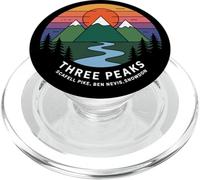 Trois Pics rétro Coucher de Soleil, Scafell Pike, Ben Nevis, Snowdon PopSockets PopGrip pour MagSafe