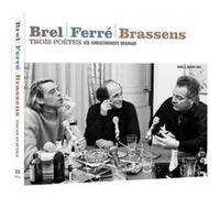 Trois poètes : Brel - Ferré - Brassens Coffret