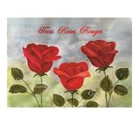 Trois roses rouges