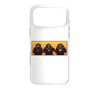 Trois singes Hipster sages entendent Parler et ne voient Pas Le Mal Coque pour iPhone 17 Pro Max
