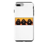 Trois singes Hipster sages entendent Parler et ne voient Pas Le Mal Coque pour iPhone 7 Plus/8 Plus