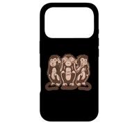 Trois singes sages parlent, n'entendent et ne voient Aucun Coque pour iPhone 17 Pro