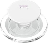 Trois sucettes Violettes drôles Bonbons Mignonnes Mignonnes Halloween drôles PopSockets PopGrip pour MagSafe