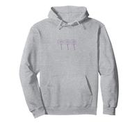Trois sucettes Violettes drôles Bonbons Mignonnes Mignonnes Halloween drôles Sweat à Capuche
