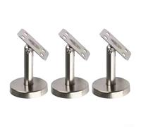 Trois supports de main courante réglables robustes en acier inoxydable 304 offrant une fixation sûre et une stabilité pour différents réglages d'escalier (100 mm-B)