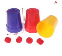 Trois Tasses Et Boules Magiques De Taille Moyenne Et Grande, Accessoires De Magie De Scène, Jouets Pour Enfants
