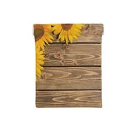 Trois tournesols sur Bois, Sac de Rangement pour Femmes, Portefeuille supérieur à Presser, Petit Porte-Monnaie, Pochette de Changement