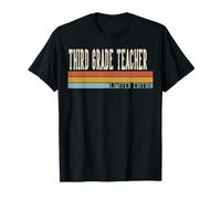 Troisième année Enseignant Semaine rétro Vintage rentrée Scolaire T-Shirt