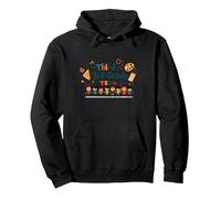Troisième année équipe école Esprit Classe unité Sweat à Capuche, Unisexe pour Adultes, Noir, XL