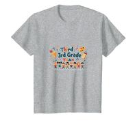 Troisième année équipe école Esprit Classe unité T-Shirt, Enfant, Gris Chiné, 10 Ans