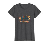 Troisième année équipe école Esprit Classe unité T-Shirt, Femme, Chiné Foncé, XS