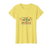 Troisième année équipe école Esprit Classe unité T-Shirt, Femme, Citron, S