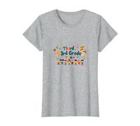 Troisième année équipe école Esprit Classe unité T-Shirt, Femme, Gris Chiné, S