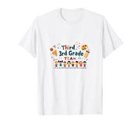 Troisième année équipe école Esprit Classe unité T-Shirt, Homme, Blanc, L