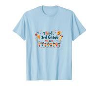 Troisième année équipe école Esprit Classe unité T-Shirt, Homme, Bleu Céleste, 3XL