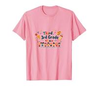 Troisième année équipe école Esprit Classe unité T-Shirt, Homme, Rose, 3XL