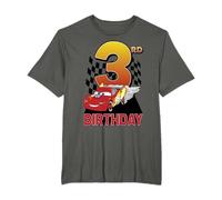 Troisième anniversaire de Disney Pixar Cars Lightning McQueen T-Shirt