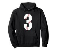 Troisième Anniversaire pour Enfant Baseball Boy Third Bday Sweat à Capuche