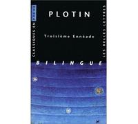 Troisième Ennéade - Bilingue - Plotin - Belles Lettres - Livre