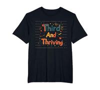 Troisième et prospère : réussite Scolaire Joyeuse T-Shirt, Homme Grandes Tailles, Noir, 2X Tall