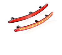 Troisième Feu Stop 2 Pièces pour VW pour Tiguan 2007-2011 2012 2013 2014 2015 2016 Feu Arrière Voiture Réflecteur Pare-Chocs Lentille Feu Stop Feux Freinage 3ème Feu Stop(Rouge)