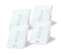 [Troisième génération] Interrupteur Volet Roulant Connecté WiFi Commutateur WiFi Compatible avec Alexa Echo et Google Assistant d'obturation, Horloge Interrupteur pour volet Roulant Moteur by TEEKAR